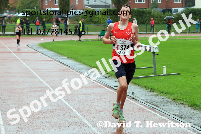 Boys Under-13s 2025 Northern Athletics Autumn Road Relays, Leigh, Lancashire. Photo: David T. Hewitson/Sports for All Pics
